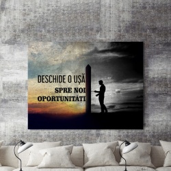 Tablou Motivational - O Usa Spre Noi Oportunitati - Img 3
