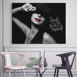 Tablou Motivational - Smile Is The Best Make-up - Img 2