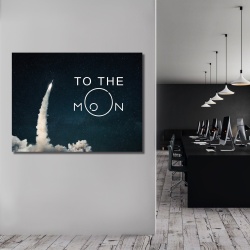 Tablou Motivational - To the moon - Img 3