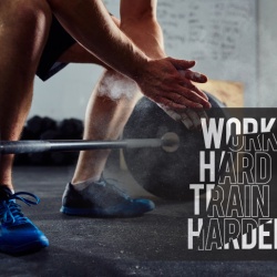 Tablou Motivational - Work Hard, Train Harder - Img 4