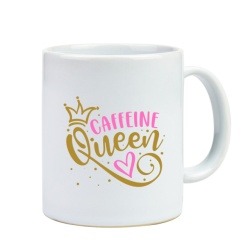 Cana cu Mesaj Caffeine Queen - Img 3