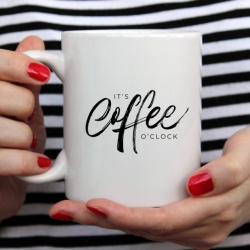 Cana cu Mesaj It's Coffee O'Clock - Img 2