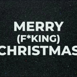 Covor de intrare personalizat - 60x40cm - Merry F*KING Christmas - Img 5