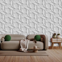 Fototapet 3D - Futuristic Hexagonal Background 3D094 - Img 3