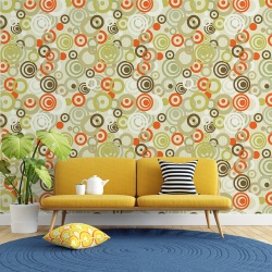 Fototapet Abstract - Cercuri concentrice (Geometric 034)
