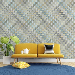 Fototapet Abstract - Mozaic puzzle pastel sidefat (Geometric 106) - Img 2