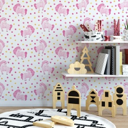 Fototapet Copii - Pink Unicorns Pattern (Baby 069) - Img 4