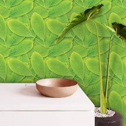 Fototapet Natura - Vegetatie Pattern Frunze Vernil Stilizate 014 - Img 2