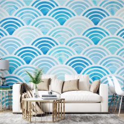 Fototapet Simple blue pattern (FTD100052) - Img 3