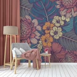 Fototapet - Vintage floral pattern (FTD1000335) - Img 2