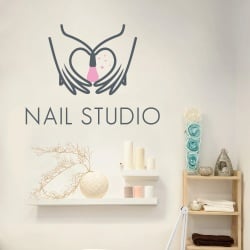 Nail studio (hands forming a heart)
