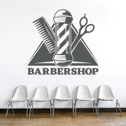Sticker Barbershop (generic logo) - Img 3