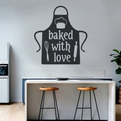 Sticker Bucatarie - Baked with love (chef's hat) - Img 3