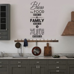 Sticker Bucatarie - Bless the food - Img 1