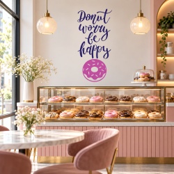Sticker Bucatarie - Donnut worry