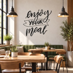 Sticker Bucatarie - Enjoy your meal