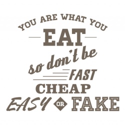 Sticker Bucatarie - You are what you eat - Img 2