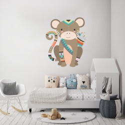 Sticker Copii Warrior monkey - Img 4