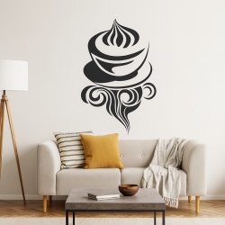 Sticker De Perete Cafea Cu Frisca