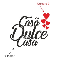 Sticker De Perete Casa Dulce Casa - Img 7