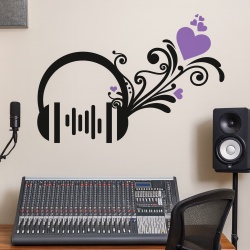 Sticker De Perete Casti Florale