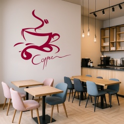 Sticker De Perete Is Coffee Time