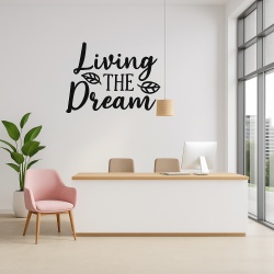 Sticker De Perete Living The Dream