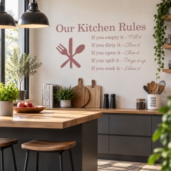 Sticker De Perete Our Kitchen Rules