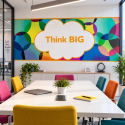 Sticker De Perete Think Big