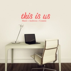 Sticker De Perete This Is Us - Cu Nume - Img 5