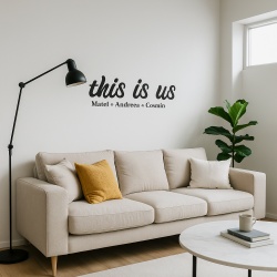Sticker De Perete This Is Us - Cu Nume