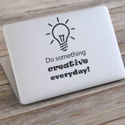 Sticker Pentru Laptop - Do Something Creative