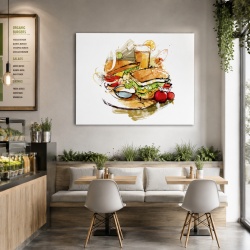 Tablou Bucatarie - Colorful Breakfast