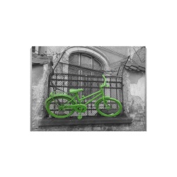 Tablou Canvas Bicicleta Verde - Img 2