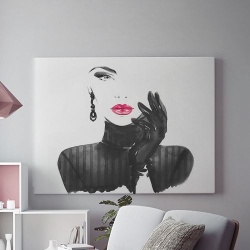 Tablou Canvas Dark Lady