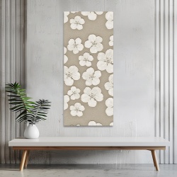 Tablou canvas - Flori de cais pe fundal texturat (Floral 139) - Img 5