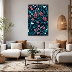 Tablou canvas - Flori de camp stilizate (Floral 014)