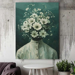 Tablou Canvas - Flowers in My Mind - Img 4