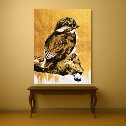 Tablou Canvas - Golden bird - Img 4