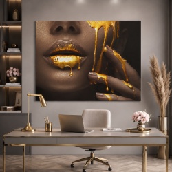 Tablou Canvas Golden Temptation 3