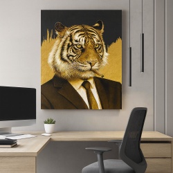 Tablou Canvas - Golden Tiger