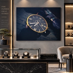 Tablou Canvas Golden Watch