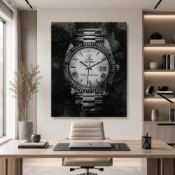 Tablou Canvas Inspirațional - Greyscale Rolex