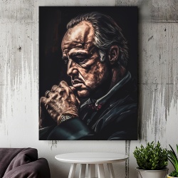 Tablou Canvas Inspirațional - Introspection (The Godfather) - Img 3