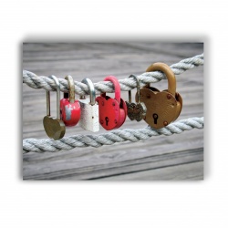Tablou Canvas Love Locks - Img 4