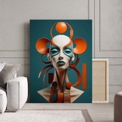 Tablou Canvas Modern Abstract - Android face - Img 2