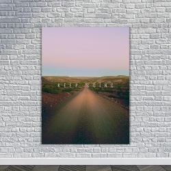 Tablou Canvas Motivational - Keep going (country road) - Img 2