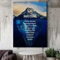 Tablou Canvas Motivational - Success in depth (Iceberg) - Img 2