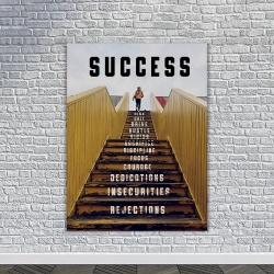 Tablou Canvas Motivational - Success (stair steps)