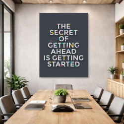 Tablou Canvas Motivational - The secret of getting ahead